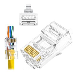 W-Star Konektor UTP RJ45EZ Cat6A 1000ks 3U RJ45EZC6AT