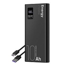 OBAL:ME EnergyPulse Powerbanka 10000mAh 22.5W Black