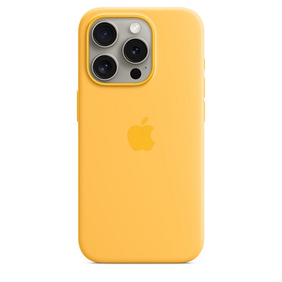 iPhone 15 Pro Silicone Case with MS - Sunshine