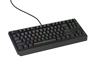 Genesis herní klávesnice THOR 230/TKL/RGB/Outemu Brown/Drátová USB/US layout/Černá