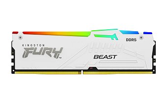 Kingston FURY Beast EXPO/DDR5/16GB/6800MHz/CL34/1x16GB/RGB/White