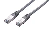 Kabel C-TECH patchcord Cat5e, FTP, šedý, 15m