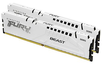 Kingston FURY Beast White/DDR5/64GB/6000MHz/CL30/2x32GB/White