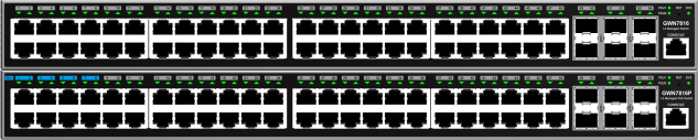 Grandstream GWN7816P Layer 3 Managed Network Switch