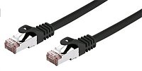 Kabel C-TECH patchcord Cat6, FTP, černý, 2m