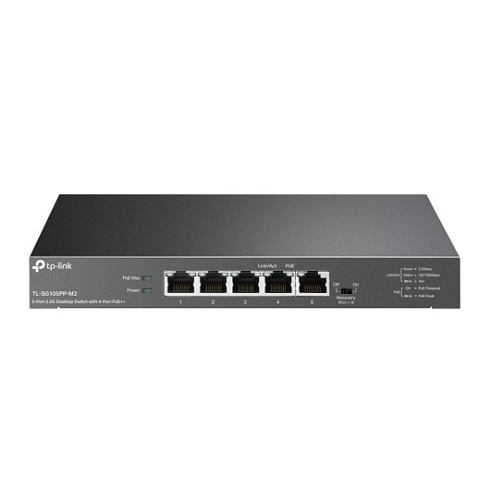 TP-Link TL-SG105PP-M2 5x2,5Gb (4xPOE++) Desktop Switch