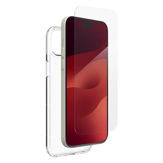 InvisibleShield Elite 360°sklo + kryt  iPhone 15 Plus průhledný