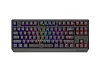 GENESIS herní klávesnice THOR 230/TKL/RGB/Outemu Red/Bezdrátová USB + Bluetooth/US layout/Černá