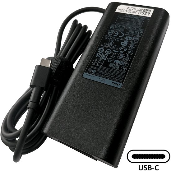 Napájecí adaptér 65W 5V/9V/15V/20V, USB-C, originál DELL CJG9W