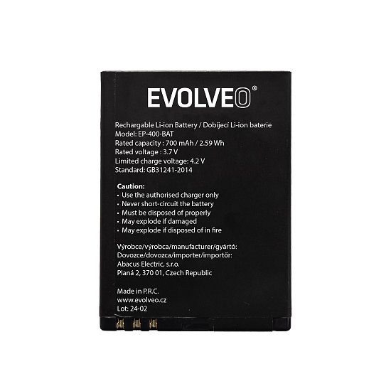 EVOLVEO originální baterie 5000 mAh pro StrongPhone H1