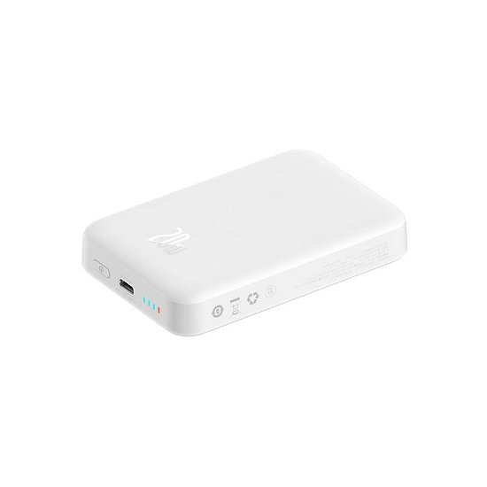 Baseus Magnetická Powerbanka 10000mAh 20W White