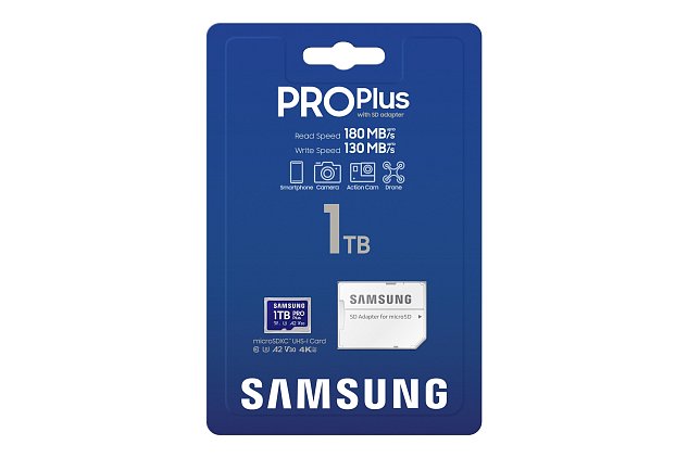 Samsung PRO Plus/micro SDXC/1TB/UHS-I U3 / Class 10/+ Adaptér/Modrá