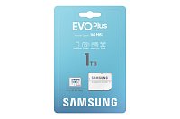 Samsung EVO Plus/micro SDXC/1TB/UHS-I U3 / Class 10/+ Adaptér/Bílá