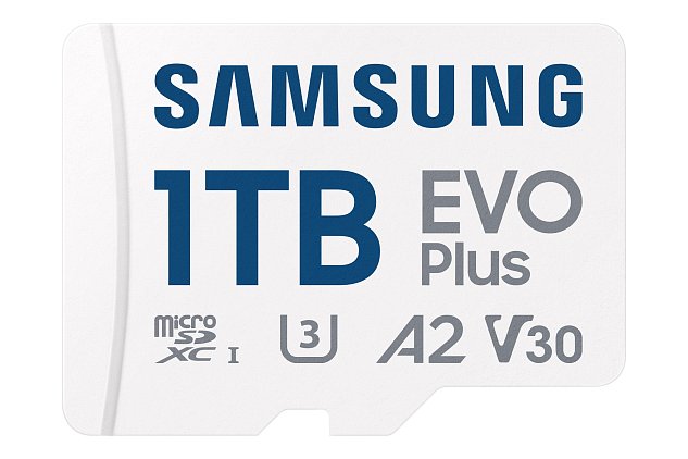 Samsung EVO Plus/micro SDXC/1TB/UHS-I U3 / Class 10/+ Adaptér/Bílá