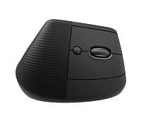 Logitech Lift/Vertikální/Optická/Pro praváky/4 000 DPI/USB+BT/Grafitová