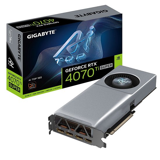 GIGABYTE GeForce RTX 4070 Ti SUPER AI TOP/16GB/GDDR6x