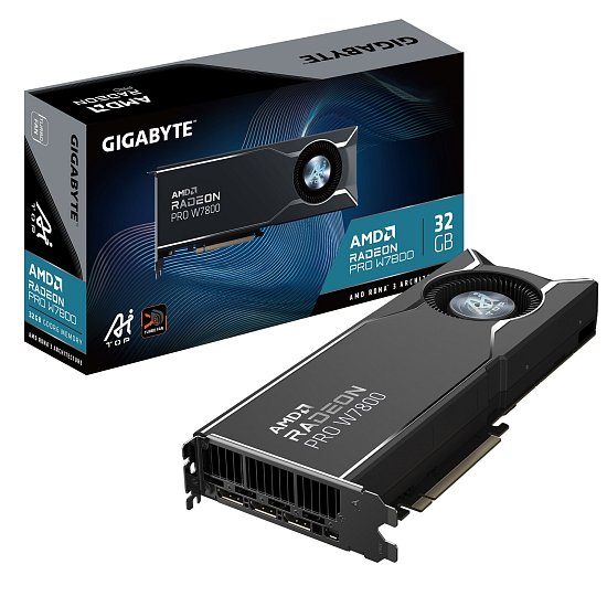 GIGABYTE Radeon PRO W7800 AI TOP/32GB/GDDR6