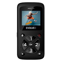 EVOLVEO EasyPhone ID, mobilní telefon pro seniory, černá