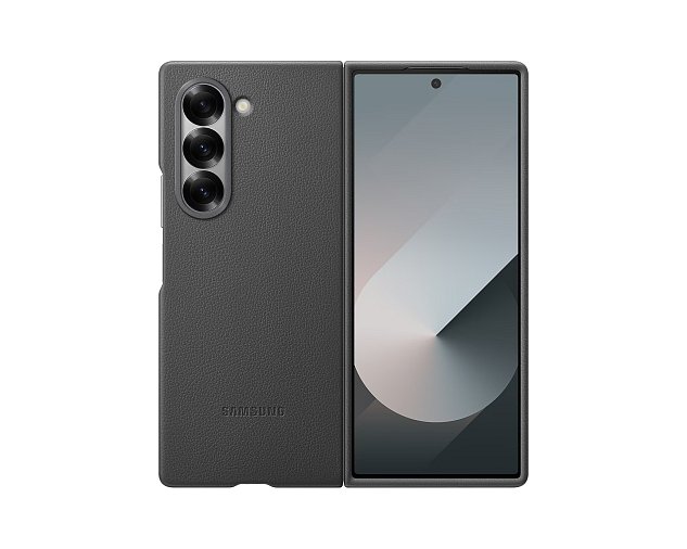 Samsung Ochranný kryt z veganské kůže pro Fold 6 Gray