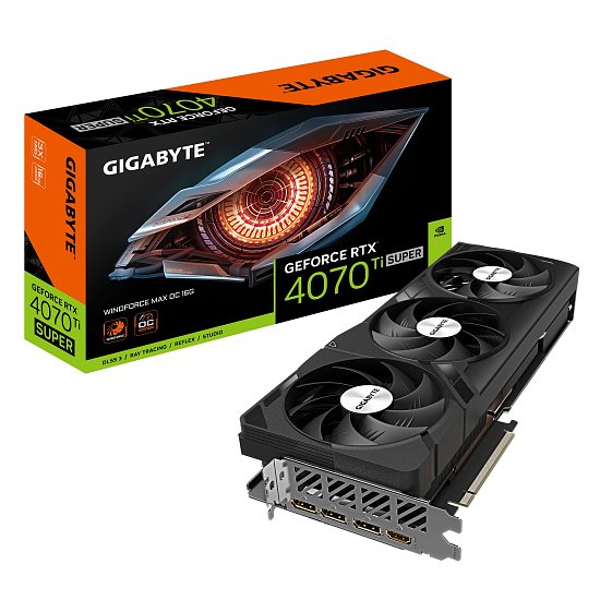 GeForce RTX 4070 Ti SUPER WINDFORCE MAX/OC/16GB/GDDR6x