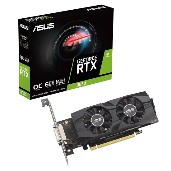 ASUS GeForce RTX 3050 LP BRK/OC/6GB/GDDR6