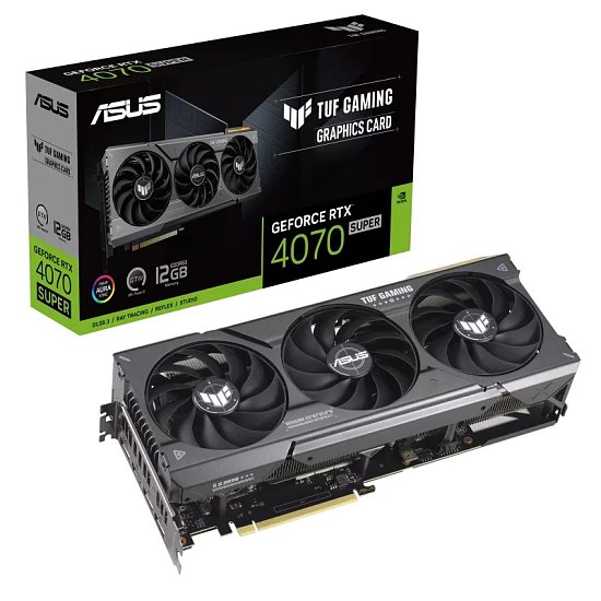 ASUS TUF GeForce RTX 4070 SUPER/Gaming/12GB/GDDR6x