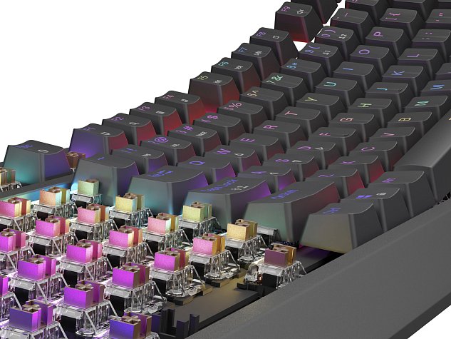 Genesis herní klávesnice THOR 230/TKL/RGB/Outemu Brown/Drátová USB/US layout/Černá