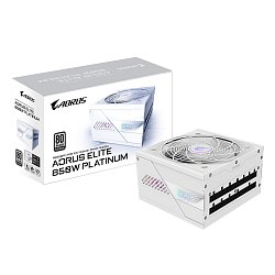 GIGABYTE zdroj 850W 80PLUS Platinum Modular white