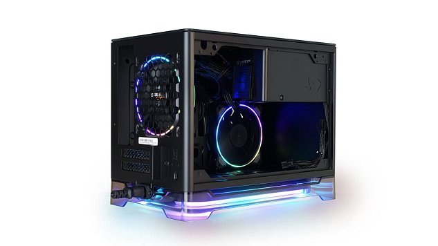 In Win A1 Plus/Mini ITX/Transpar./Černá/650W/80PLUS Gold