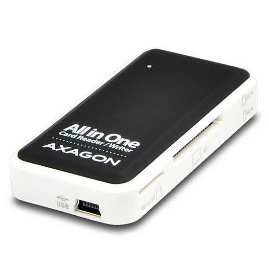 AXAGON CRE-X1, USB 2.0 externí MINI čtečka 5-slot ALL-IN-ONE