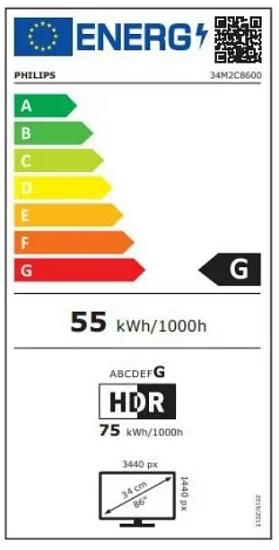 Philips Evnia/34M2C8600/34