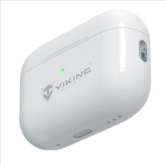 Bezdrátová Bluetooth sluchátka Viking AIR PLUS/ANC/BT/Bezdrát/Bílá