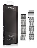 Náhradní kovový řemínek pro Aligator Watch Grace 16mm, stříbrný