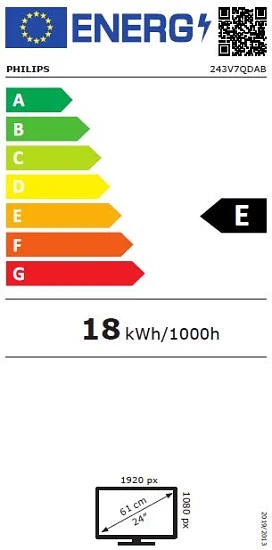 Philips/243V7QDAB/23,8