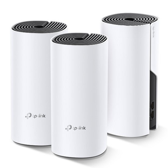 TP-Link AC1200 Whole-Home Mesh Wi-Fi System Deco M4(3-Pack), 2xGigabit port