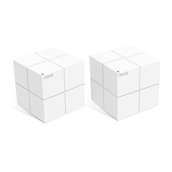 Tenda Nova MW6 (2-pack) WiFi AC1200 Mesh Gigabit system, MU-MIMO, 4x GLAN/GWAN, SMART CZ aplikace