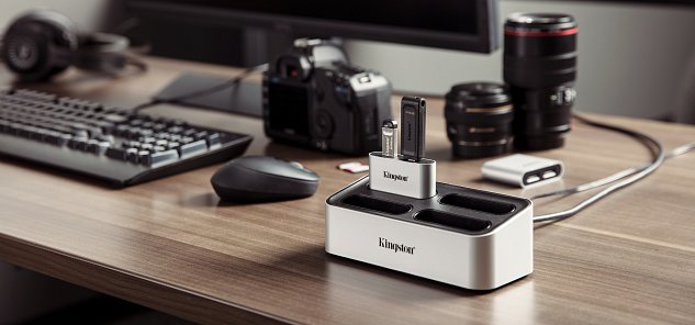 Kingston dokovací stanice pro čtečky karet Workflow + USB mini HUB