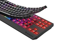 GENESIS herní klávesnice THOR 230/TKL/RGB/Outemu Red/Bezdrátová USB + Bluetooth/US layout/Černá