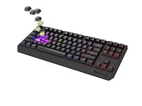 GENESIS herní klávesnice THOR 230/TKL/RGB/Outemu Silent Lemon/Bezdrátová USB + Bluetooth/US layout/Č