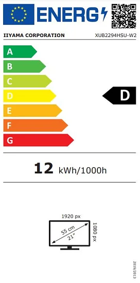 iiyama ProLite/XUB2294HSU-W2/21,5