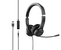 Acer Office Headset AHW154/Stereo/Jack/Drát/Černá