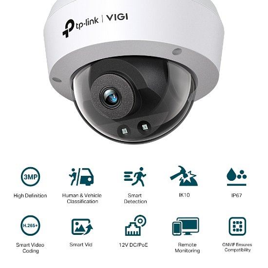 VIGI C230I(4mm) 3MP Dome Network Cam