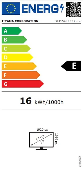 iiyama ProLite/XUB2490HSUC-B5/23,8