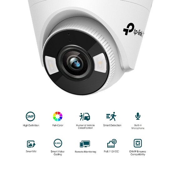 VIGI C430(4mm) 3MP Full-Color Turret Network cam.