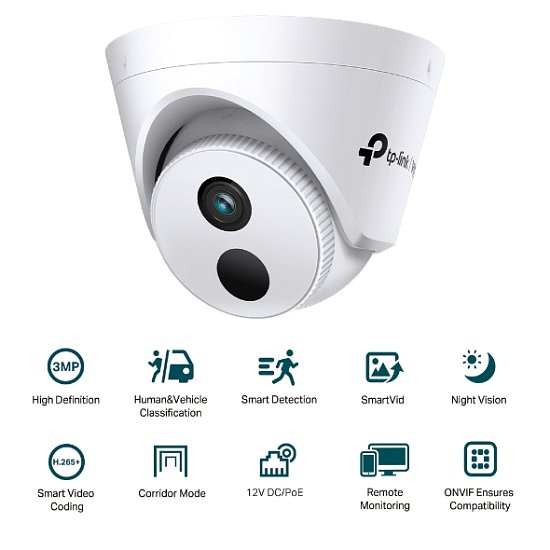 VIGI C430I(2.8mm) 3MP Turret Network Camera