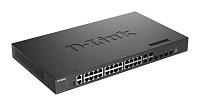 D-Link DXS-3410-32SY/E 10G Layer 3 Stackable Managed Switch, 24x 10GBASE-T, 4*10G SFP+, 4x 25G SFP28