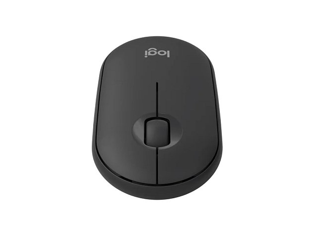 Logitech Pebble Mouse 2 M350s/Cestovní/Optická/4 000 DPI/Bezdrátová Bluetooth/Grafitová