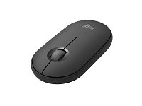 Logitech Pebble Mouse 2 M350s/Cestovní/Optická/4 000 DPI/Bezdrátová Bluetooth/Grafitová