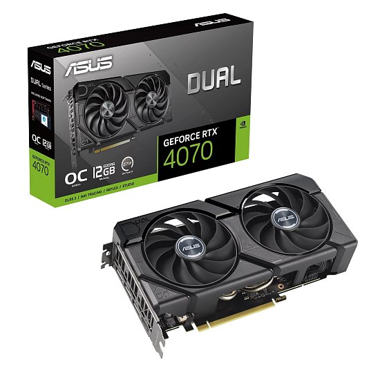 ASUS Dual GeForce RTX 4070 EVO/OC/12GB/GDDR6