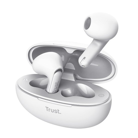 TRUST YAVI BT ENC EARPHONES WHITE